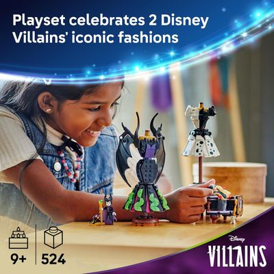 LEGO 43262 DISNEY MALEFICENT'S AND CRUELLA DE VIL'S DRESSES