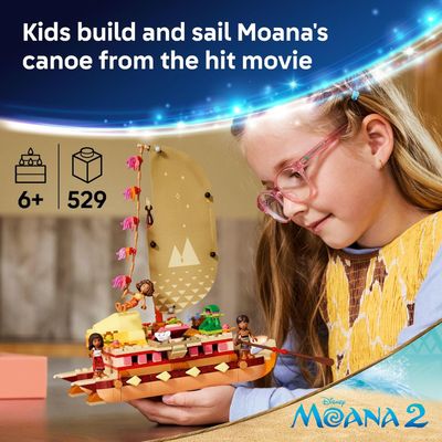 LEGO 43270 DISNEY MOANA'S ADVENTURE CANOE