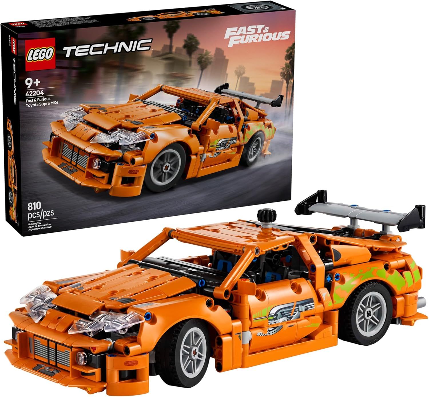 LEGO 42204 TECHNIC FAST AND FURIOUS TOYOTA SUPRA MK4