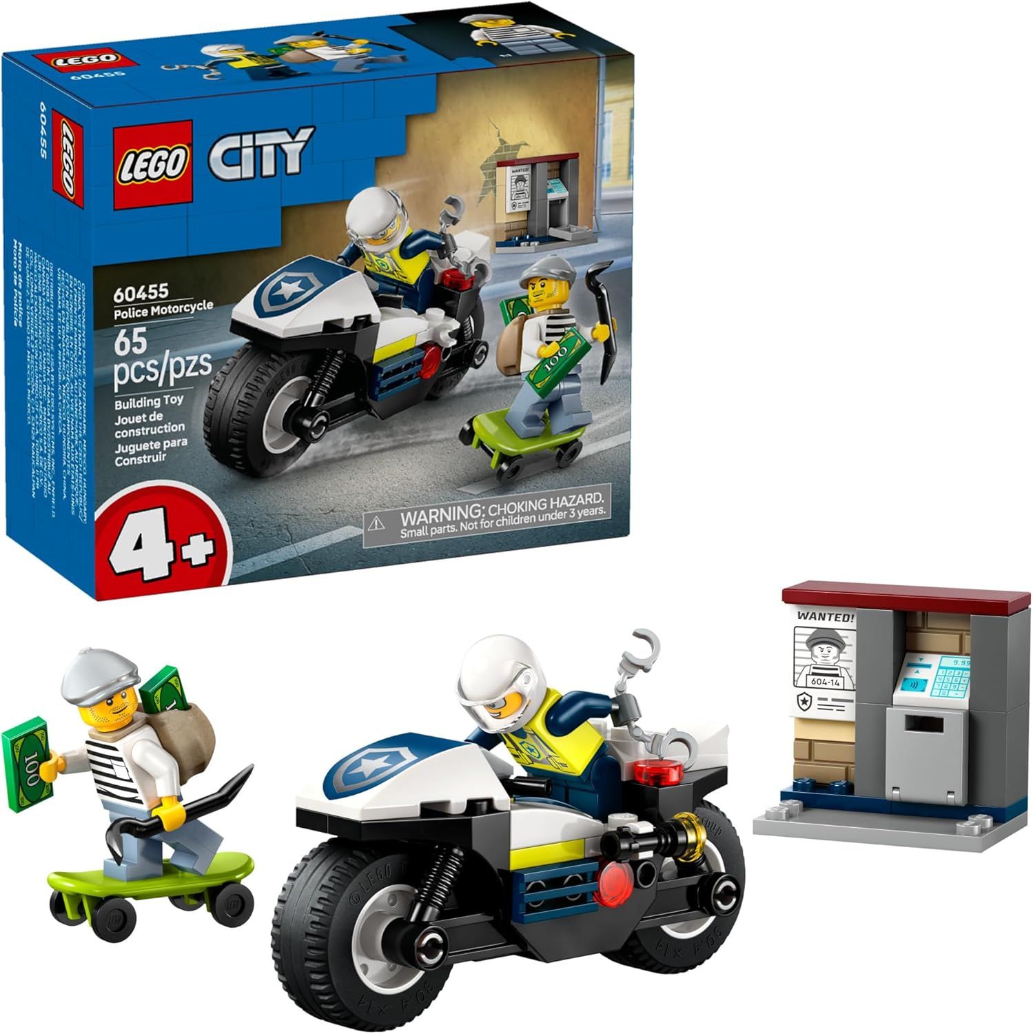 LEGO 60455 CITY POLICE MOTORCYCLE CHASE