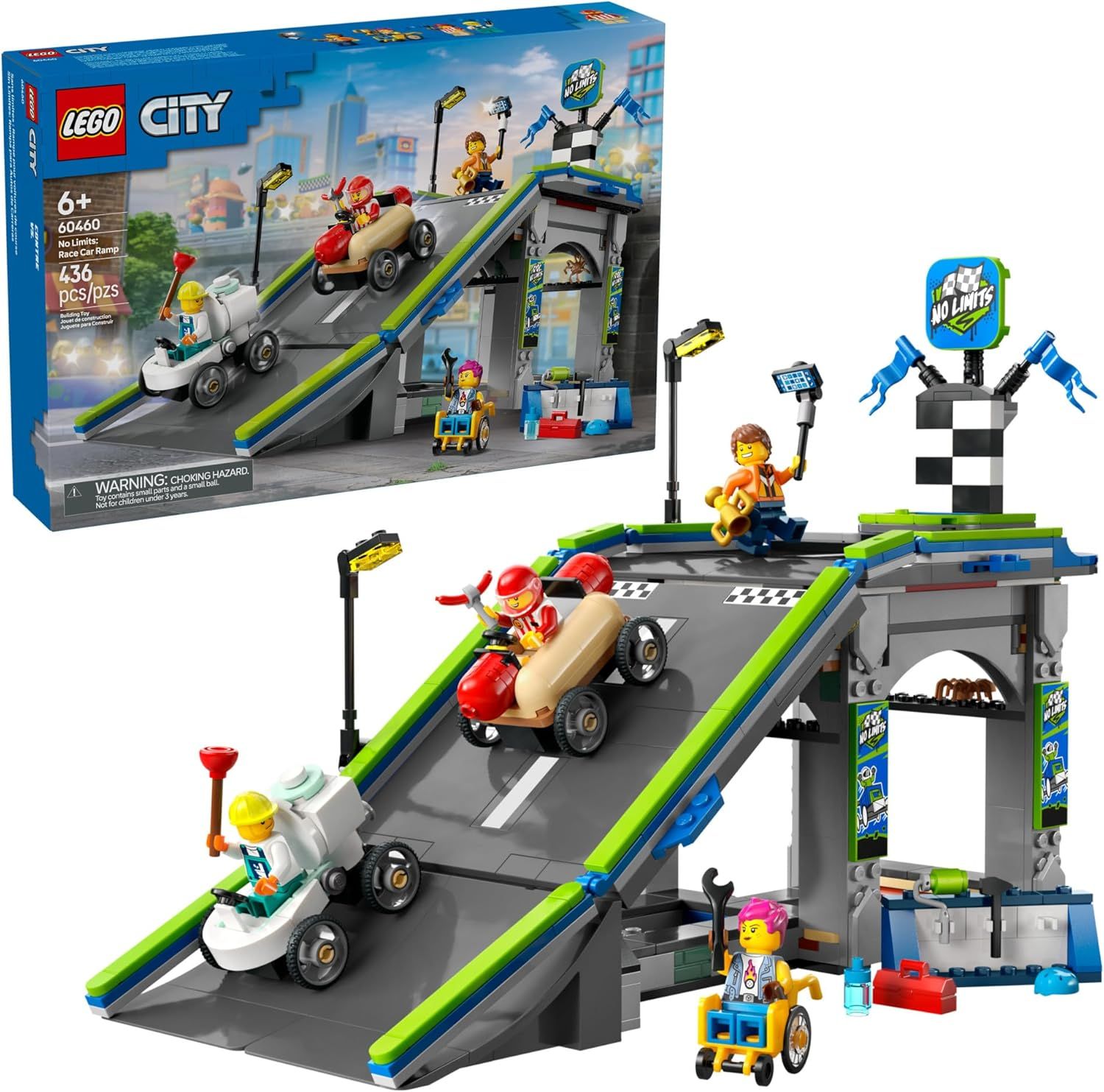 LEGO 60460 CITY NO LIMITS: RACE CAR RAMP TRACK