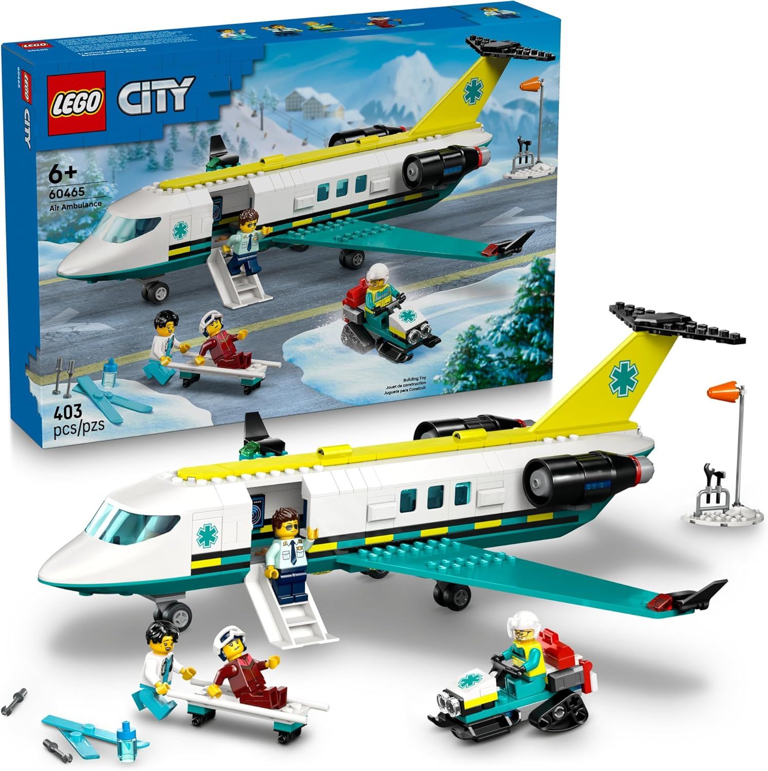 LEGO 60465 CITY EMERGENCY AIR AMBULANCE AIRPLANE