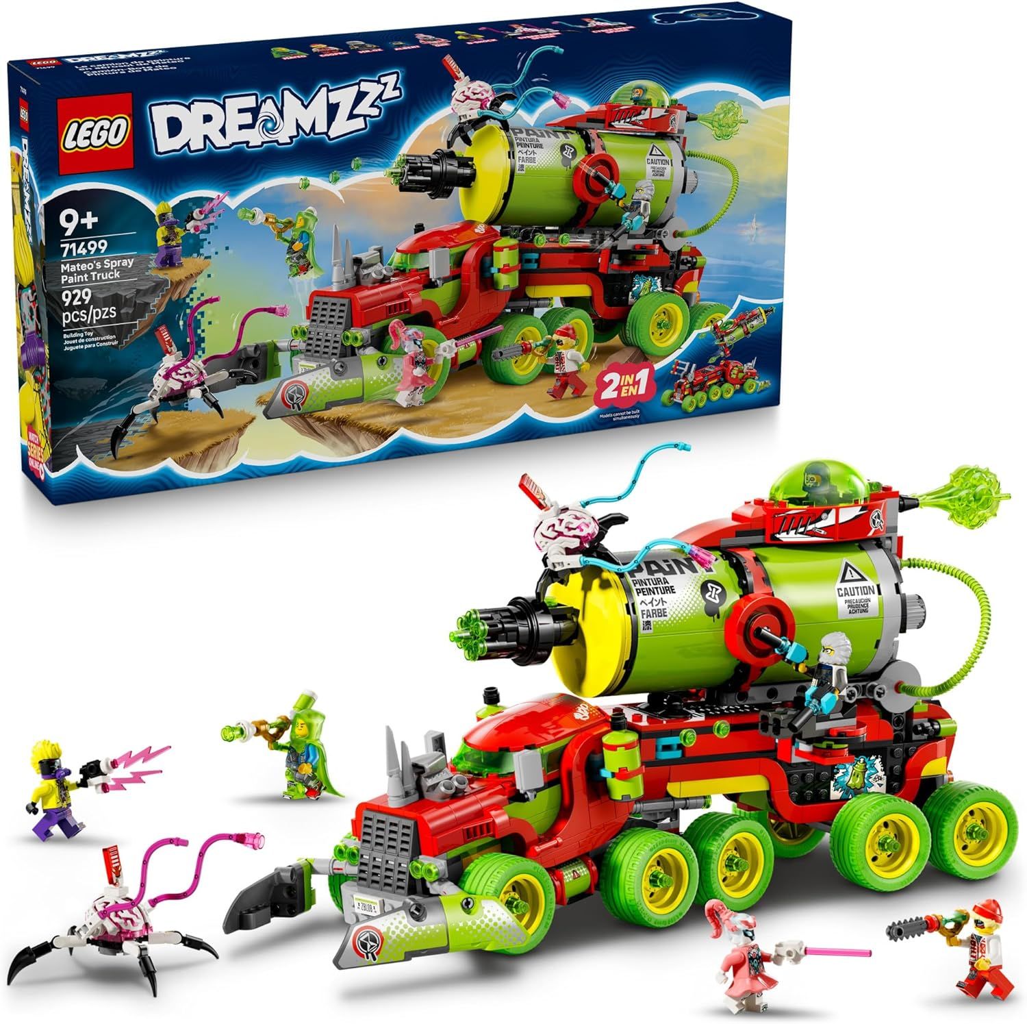 LEGO 71499 DREAMZZZ MATEO&#39;S SPRAY PAINT TRUCK