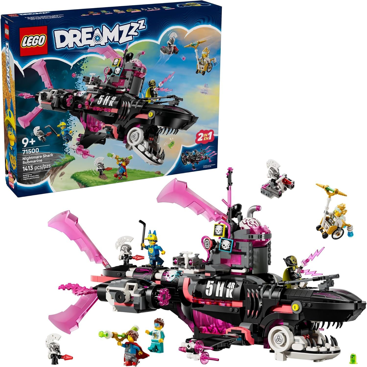 LEGO 71500 DREAMZZZ NIGHTMARE SHARK SUBMARINE