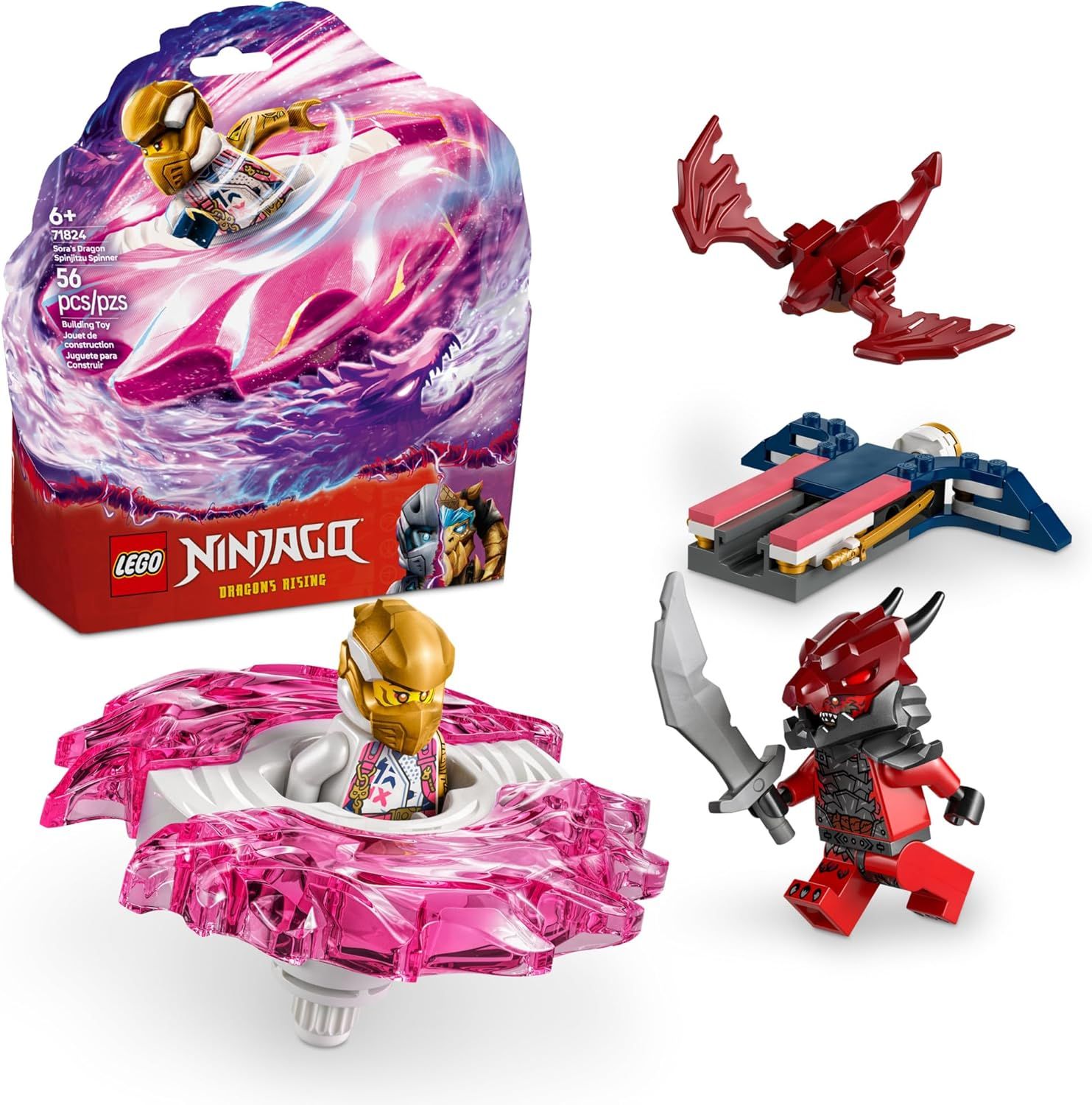 LEGO 71824 NINJAGO SORA&#39;S DRAGON SPINJITZU SPINNER