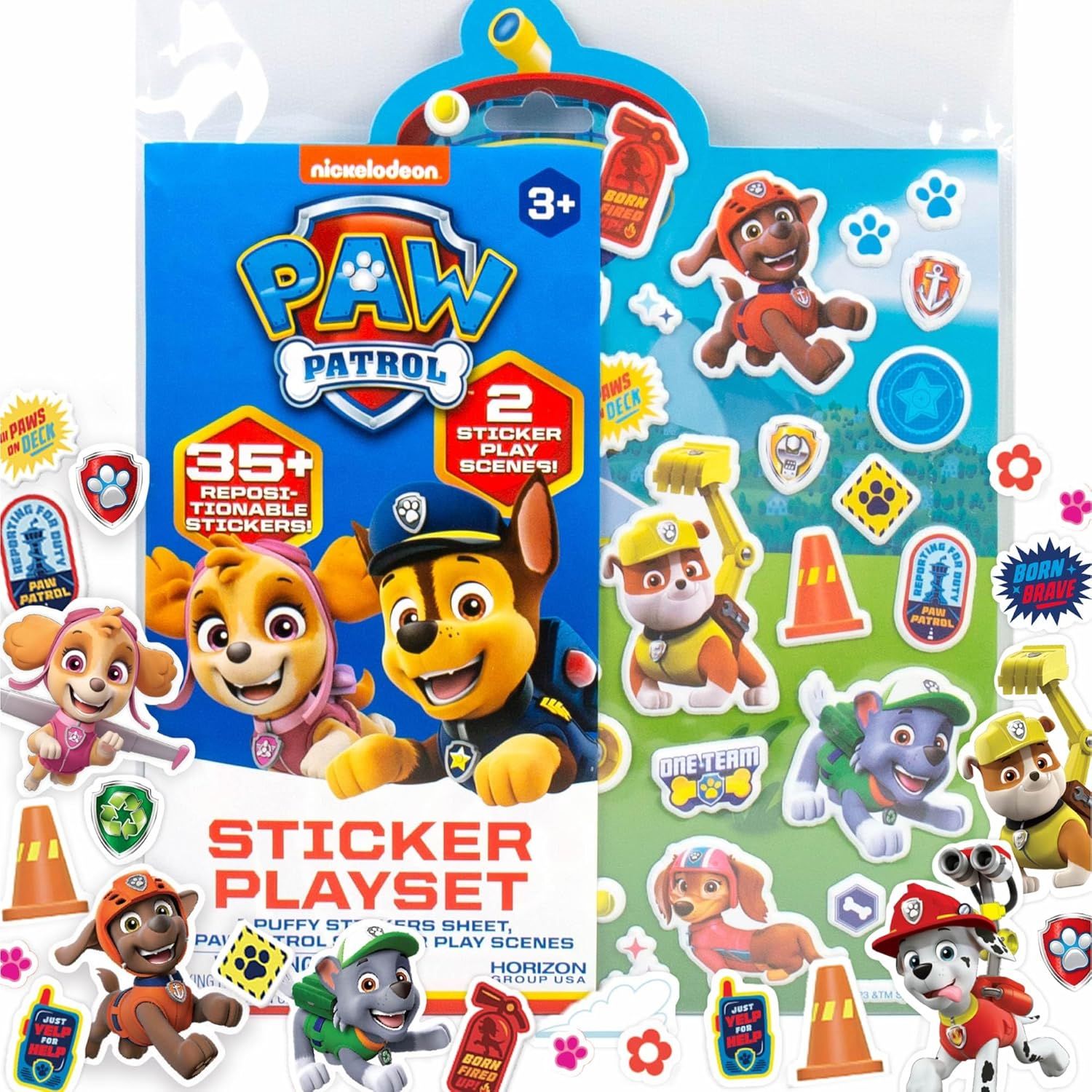 MD 33258 Paw Patrol Puffy Sticker- Jungle