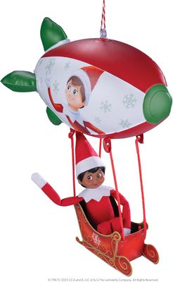 Elf on the Shelf Peppermint Blimp Ride