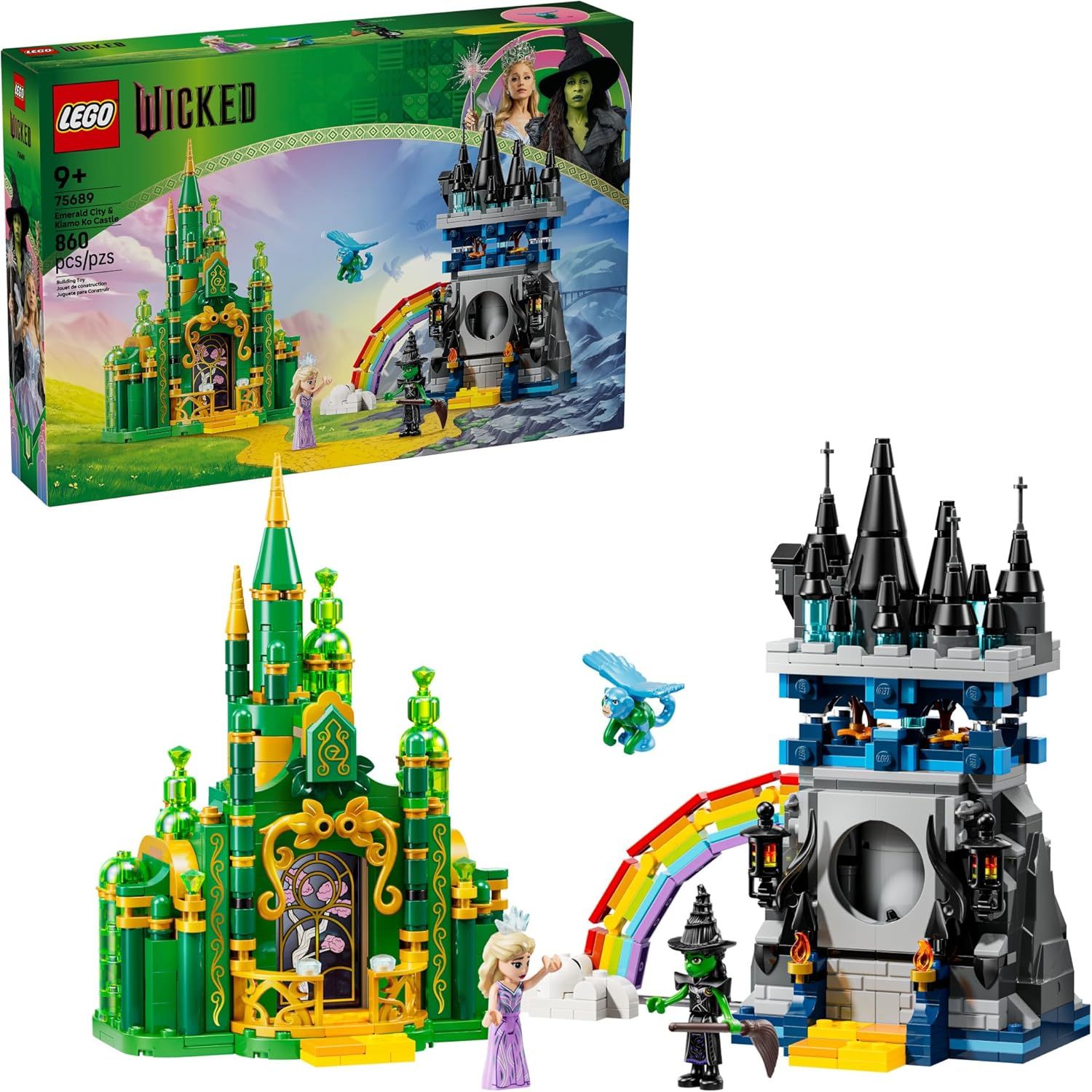 LEGO 75689 WICKED EMERALD CITY &amp; KIAMO KO CASTLE