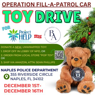 OPERATION FILL-A-PATROL CAR TOY DRIVE - NPD