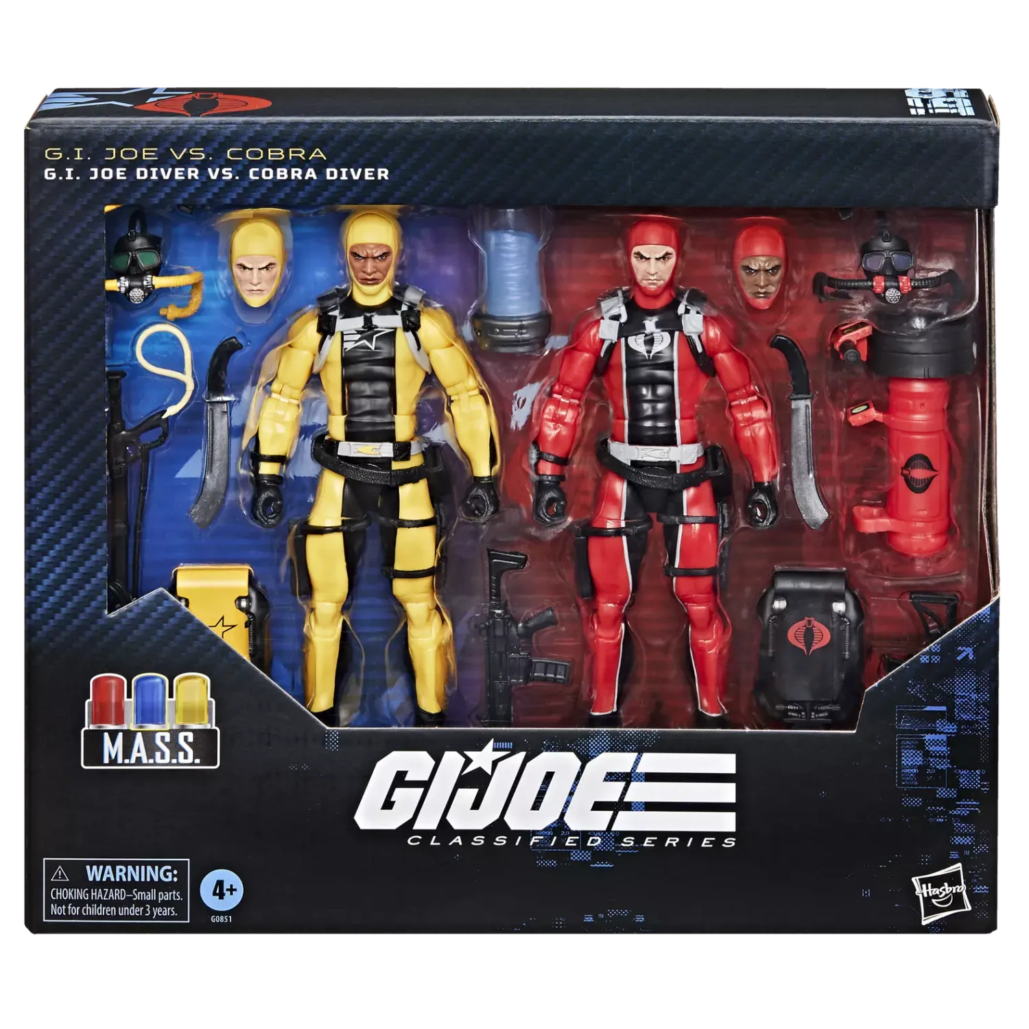 Gijoe Classified Series G.I.Joe Diver vs. Cobra Diver Exclusive