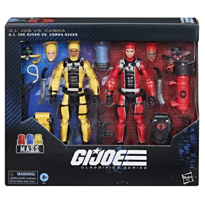 Gijoe Classified Series G.I.Joe Diver vs. Cobra Diver Exclusive