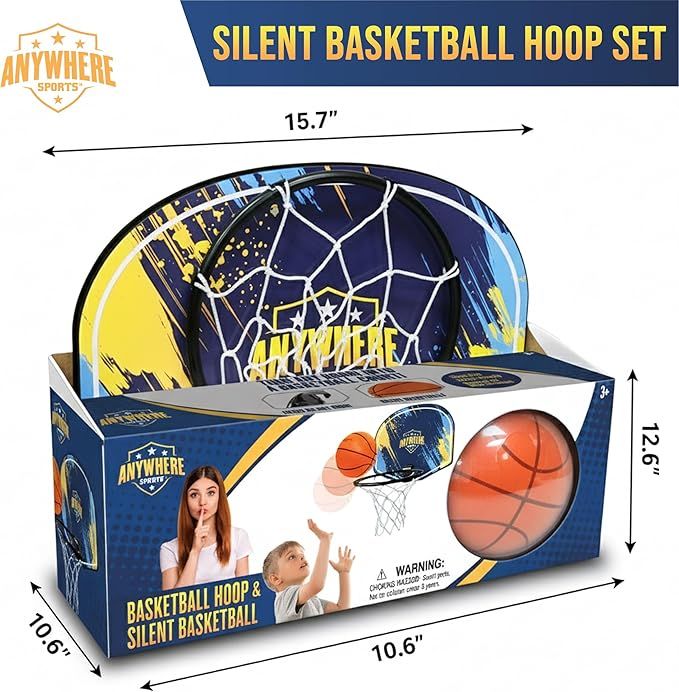 Anywhere Basketball Hoop &amp; Silent Basketball