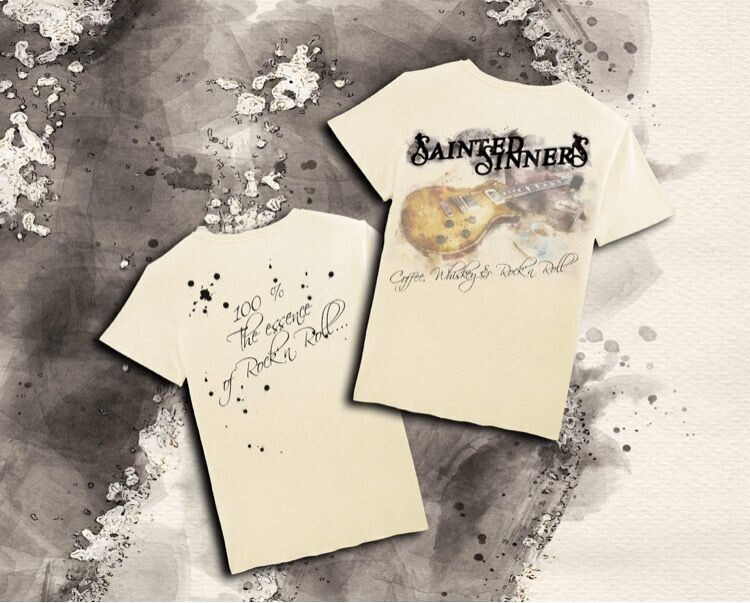 &quot;Coffee, Whiskey &amp; Rock&#39;n Roll&quot; T-Shirt (100 only)