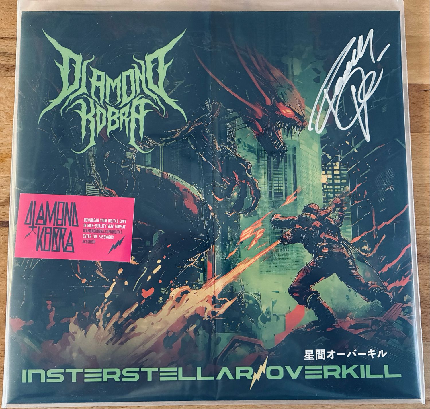 Diamond Kobra - Interstellar overkill - limited edition vinyl , signed