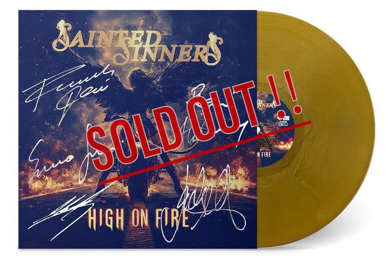 Signed LP &quot;High on fire&quot; (2025) / Sainted Sinners limited edition (50 pieces)