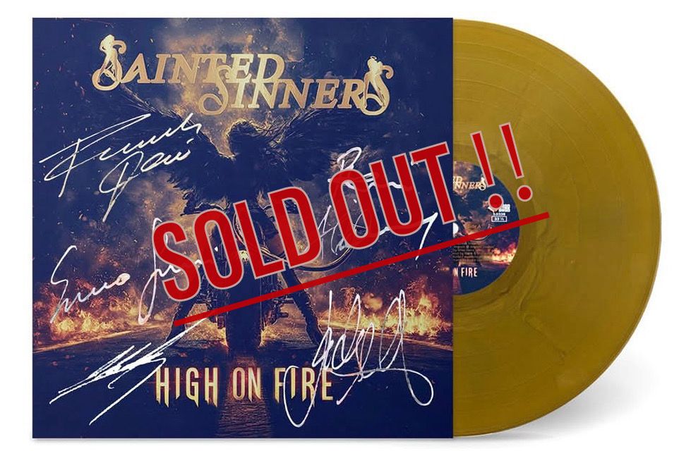 Signed LP &quot;High on fire&quot; (2025) / Sainted Sinners limited edition (50 pieces)