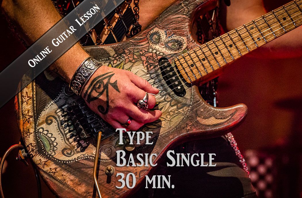 Exclusive online guitar lesson