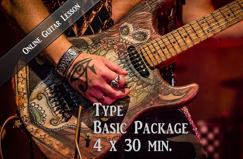 Exclusive online guitar lesson