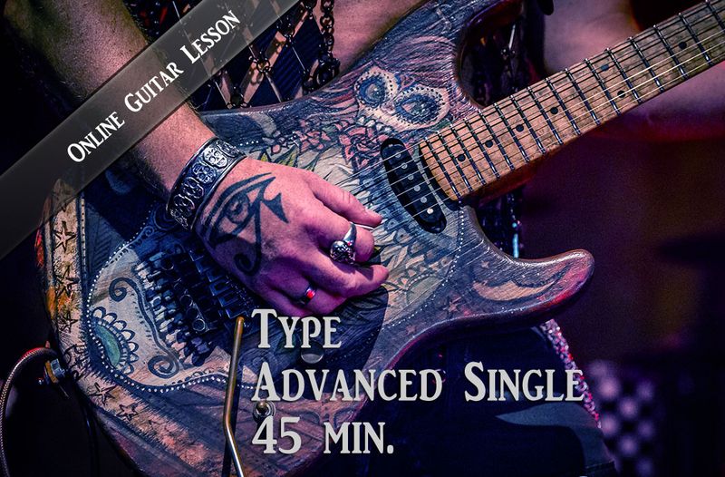 Exclusive online guitar lesson