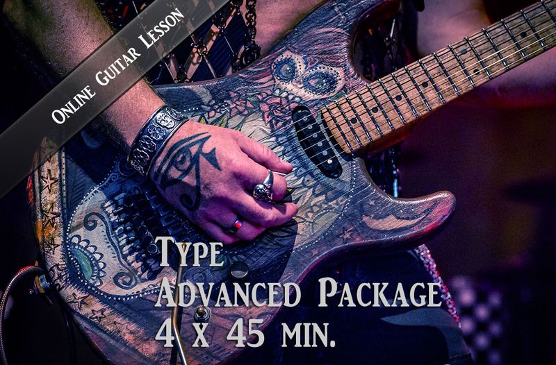 Exclusive online guitar lesson