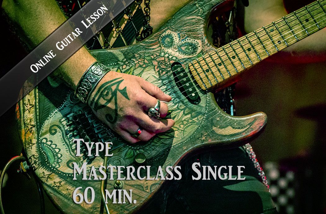 Exclusive online guitar lesson