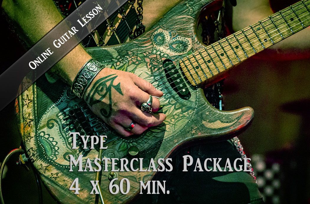 Exclusive online guitar lesson