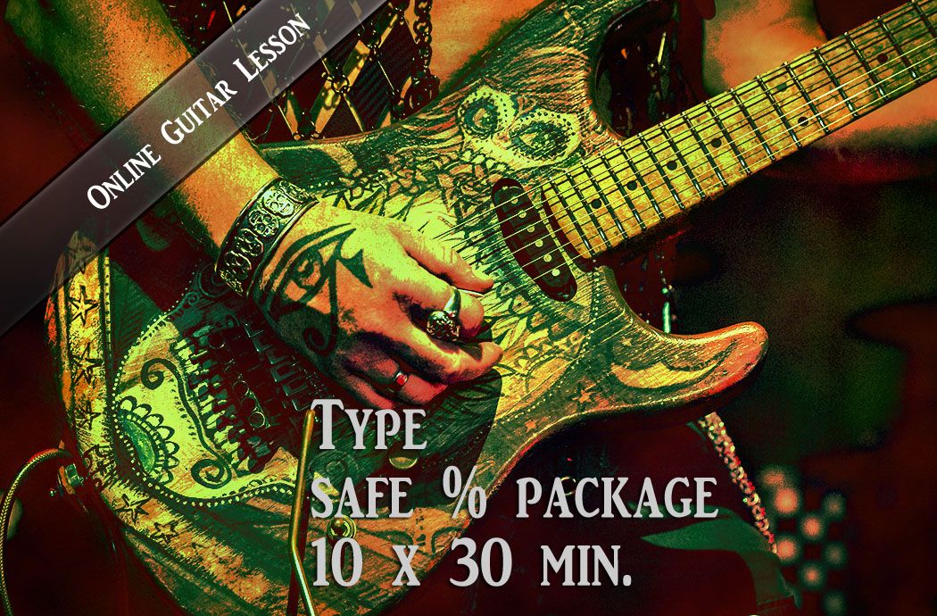 Exclusive online guitar lesson