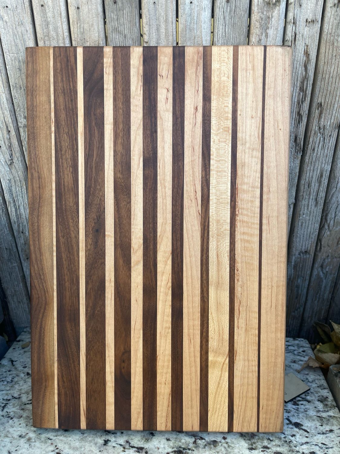 Customizable handcrafted wooden cutting board by Manta Wood Creations

