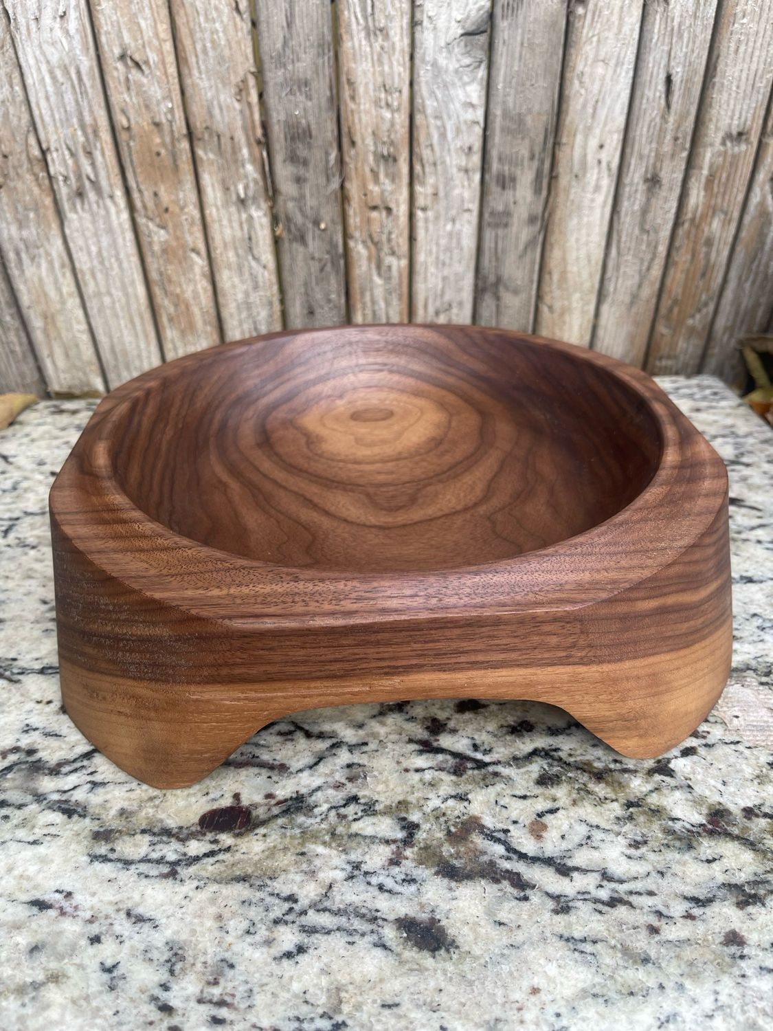 Walnut Square Bowl