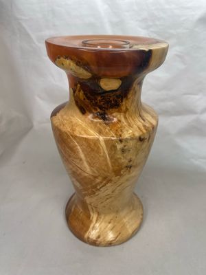 Burl Epoxy Resin Vase