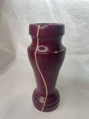 Purple Heart Vase | Handcrafted | Salt Lake, Utah
