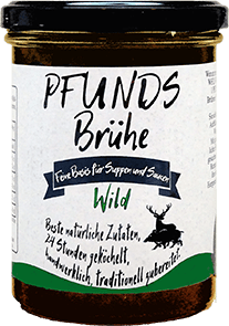 PFUNDS Brühe Wild, Glas a 400 ml.