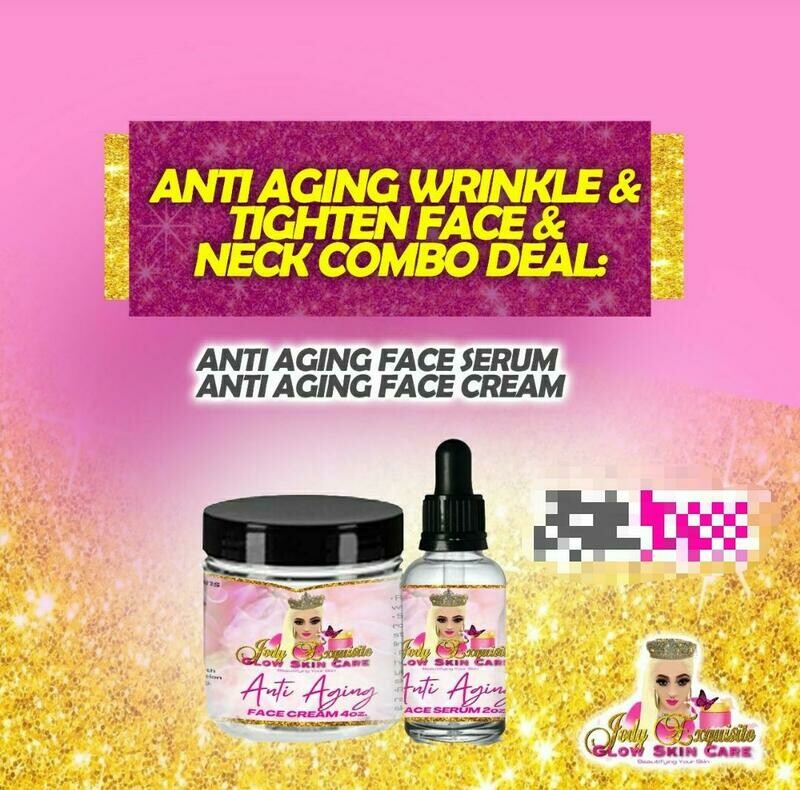 Anti Aging Wrinkle &amp; Tighten Face &amp; Neck Combo Deal