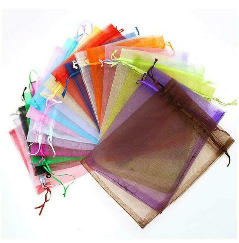 Mesh Organza Drawstrings Bags (15×20)