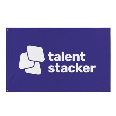 Talent Stacker Flag - Purple