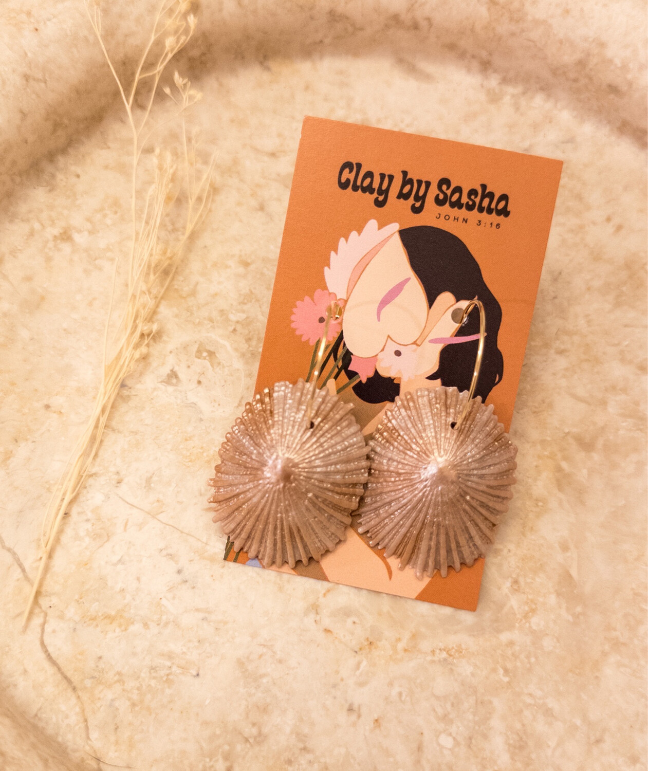 Natural Pearl 14k Goldfilled Hoops