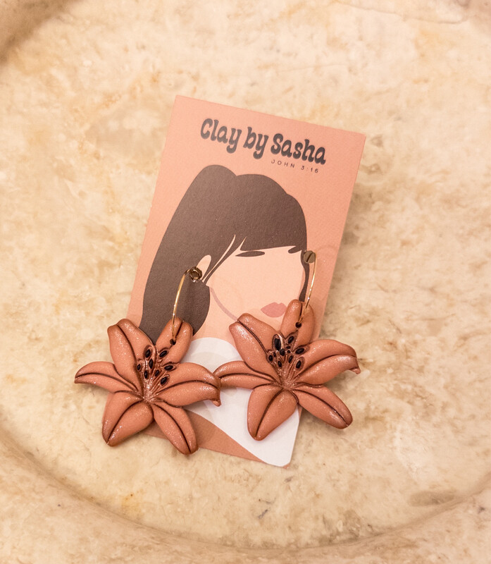 Chocolate 14K GF Hoops