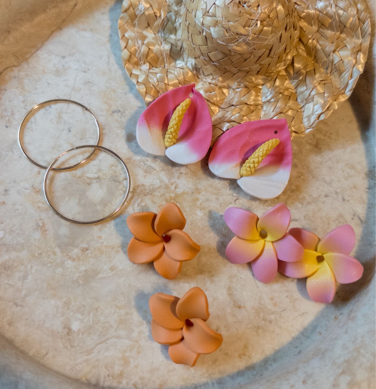 S Botanical Package -14k Gold-filled Interchangeable Endless Hoops