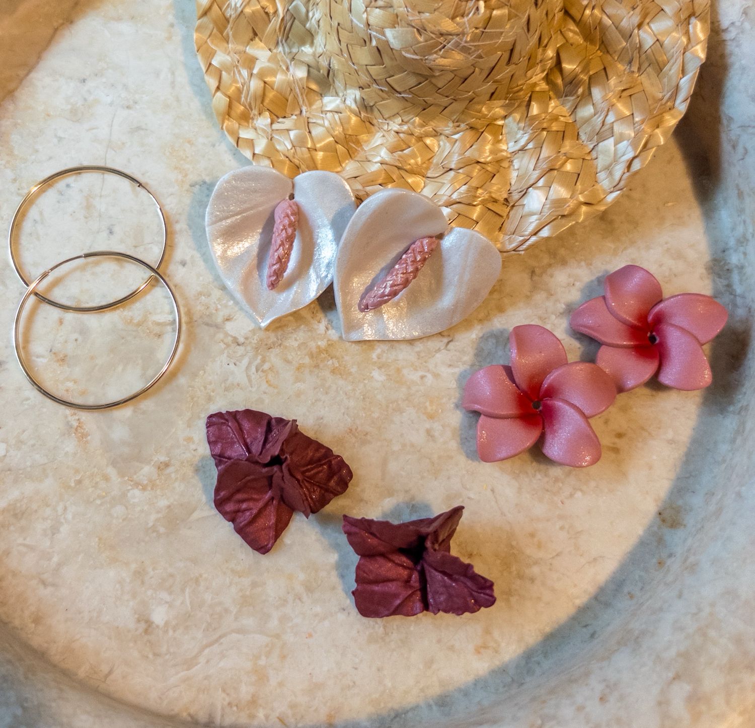 V Botanical Package -14k Gold-filled Interchangeable Endless Hoops
