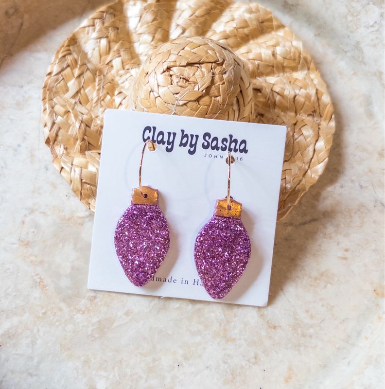 Grape 14k Goldfilled Hoops