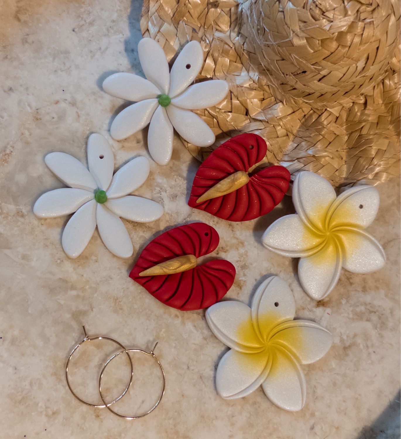 14k Interchangeable Goldfilled Botanical Set (H)