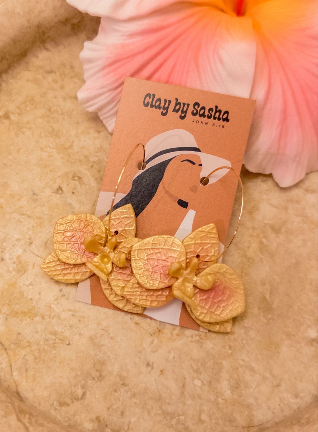 Passion Guava 14k Goldfilled Hoops