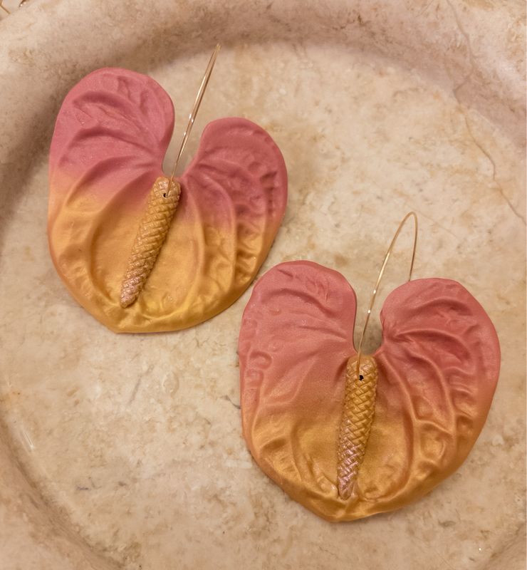Sunrise Ombré 14k Goldfilled Hoops
