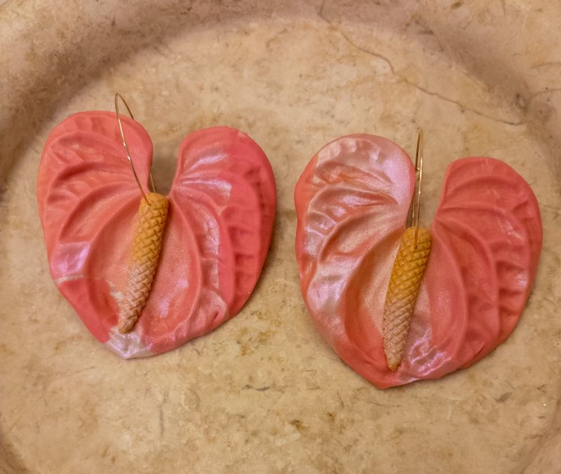 Sunset Pearl 14k Goldfilled Hoops