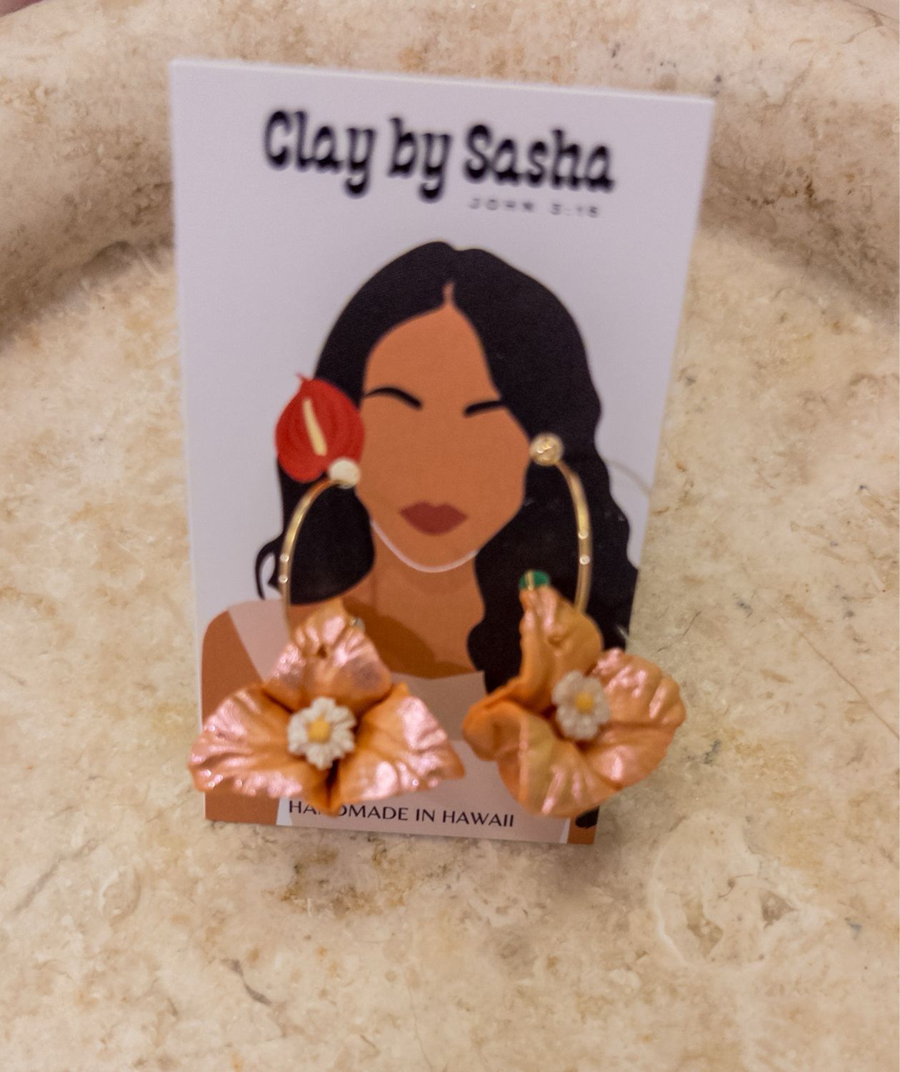 Passion Orange 14k Goldfilled Hoops