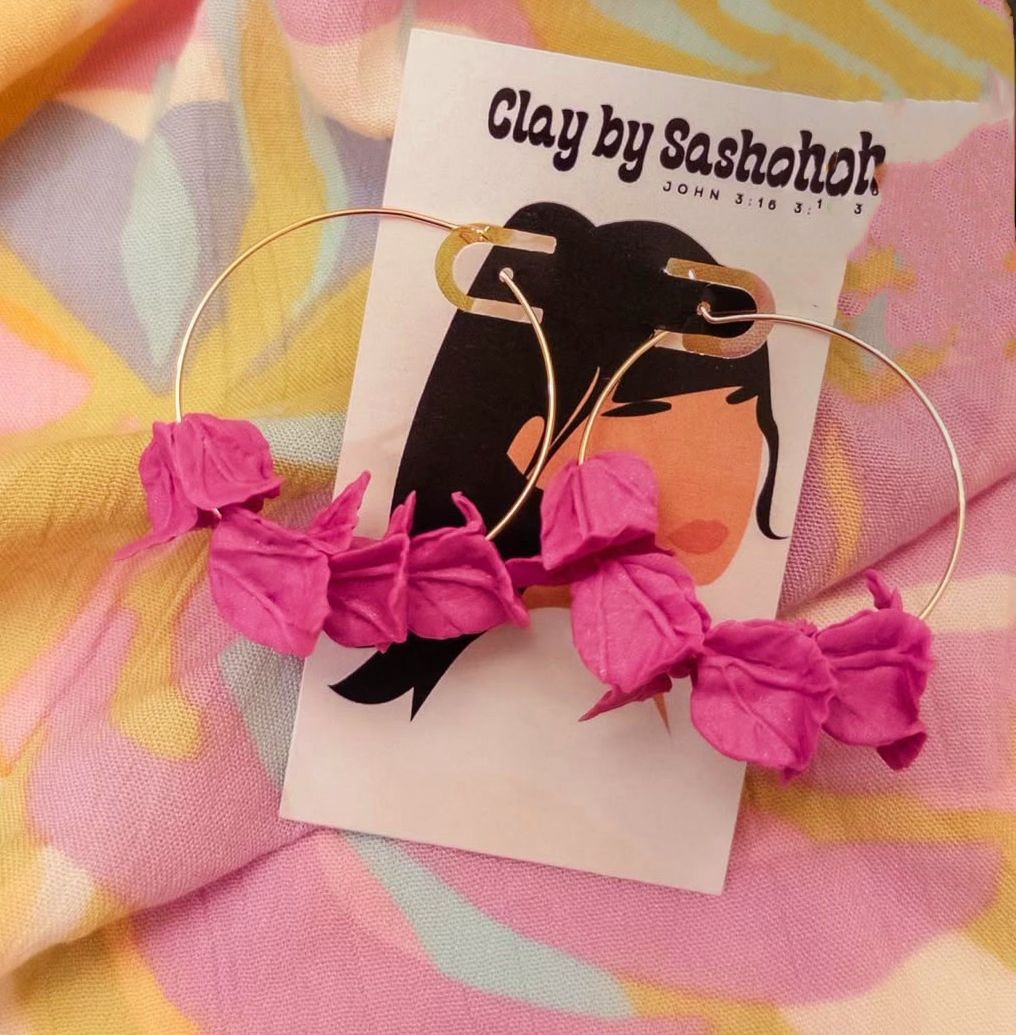 Barbie Girl 14k Goldfilled Hoops
