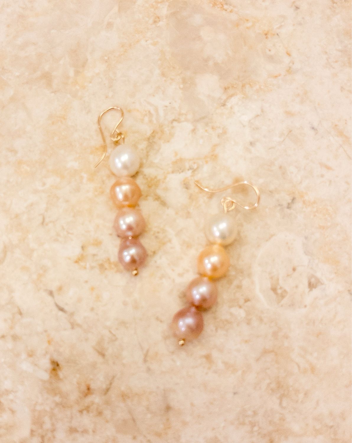 Gradient Peace 14k Goldfilled Hooks
