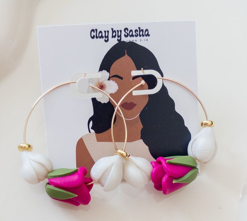 Darling Pikake 14k Goldfilled Hoops
