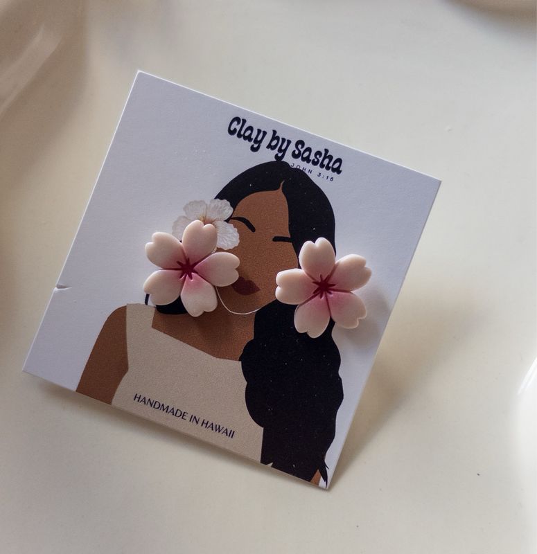 Mini Sakura Snow Studs