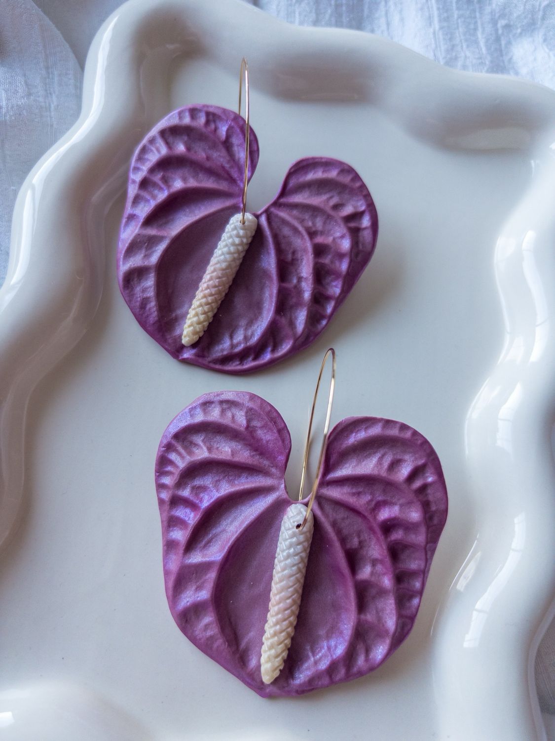 Ube 14k Goldfilled Hoops